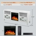 thumbnail image 5 of 60" Freestanding Corner Fireplace Heater with Infrared Quartz Heater, 5 of 7