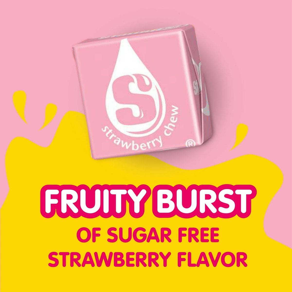 Starburst Zero Sugar Gallons-to-Go Powdered Drink Mix, All Pink Strawberry, 8 Count Gallon Pitcher Packets