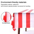 thumbnail image 4 of Mantel a rayas de 3 uds, mantel impermeable con rayas geométricas para fiesta, cocina, comedor, 137*274cm, 4 of 6