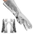 thumbnail image 3 of Aluminum Foil Gloves Heat Resistant High Temperature Insulation 500°C, 3 of 4
