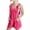 Pink2, variant on ameIAEA Girls Summer Rompers Kids Sleeveless Adjustable Straps Shorts Jumpsuits Overalls with Pockets