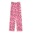 thumbnail image 5 of ATOGUTA Girls Pajama Pants Soft PJ Bottoms for Kids Cute Print Lounge Sleep Clothes with Pockets, 5 of 6