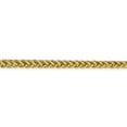 thumbnail image 2 of Real 14kt Yellow Gold 4.65mm Semi-solid 3-Wire Wheat Chain; 22 inch; Lobster Clasp; for Adults and Teens; for Women and Men, 2 of 4