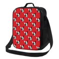 thumbnail image 1 of Fotbe Bulldog Red Lonchera Bolsa de Almuerzo para Hombres y Mujeres, Lonchera de Gran Capacidad, Bolsa de Almuerzo Reutilizable, Bolsa Térmica Aislante, 1 of 7