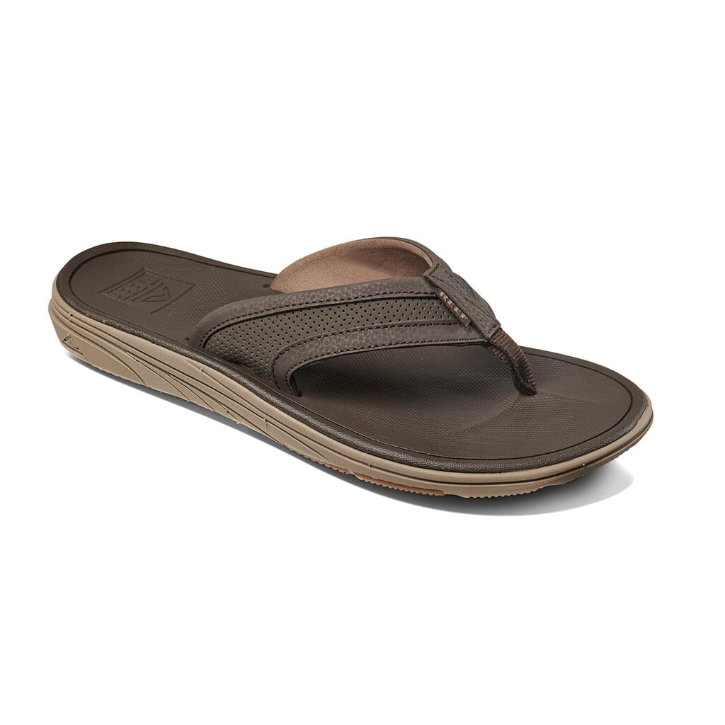REEF Phoenix II Men s Flip Flop Sandals Brown Walmart