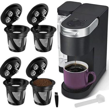 

Refillable & Reusable Coffee Filter Pods 4 Count For Brewers