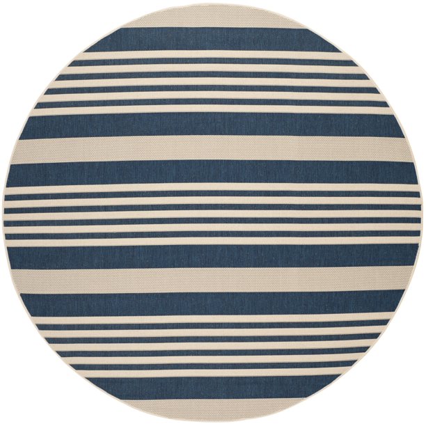 Safavieh Courtyard Caroline Striped Indoor/Outdoor Area Rug or Runner