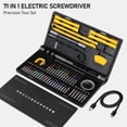 thumbnail image 2 of Precision Electric Screwdriver Set Cordless with Magnetic Bits 5 Torque 0.52N Tweezers PC Phone Repa, 2 of 5