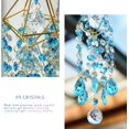 thumbnail image 4 of Crystal Suncatchers, Handmade Blue Suncatcher for Window Hanging Crystal Wind Chimes Gold-Plated Sun Catcher with Crystals Indoor Outdoor Decoration Rainbow Maker, 4 of 13