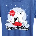 thumbnail image 3 of Coca-Cola - Happy Holiday Sled - Women's Short Sleeve Graphic T-Shirt, 3 of 5