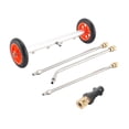 thumbnail image 3 of Terraxo Nettoyeur Haute Pression pour Châssis avec Acier Résistant à l'Usure, action de Nettoyage Puissante, Tiges d'Extension Incluses, Roues à Connexion Rapide Adaptées pour l'Entretien des Véhicules, Style de surface Extérieure, 3 of 8