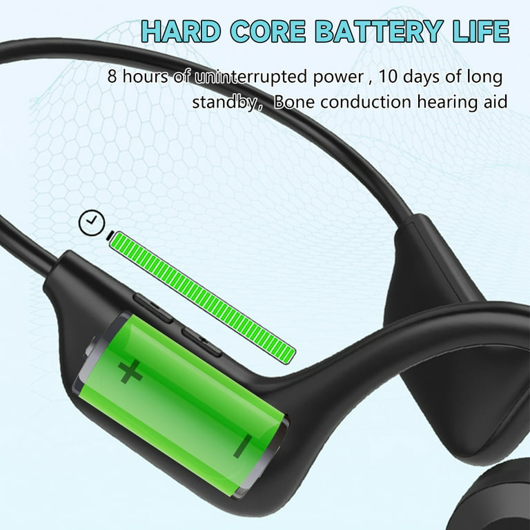 Bone Conduction Headphones Bluetooth 5.1 Open Ear Wireless