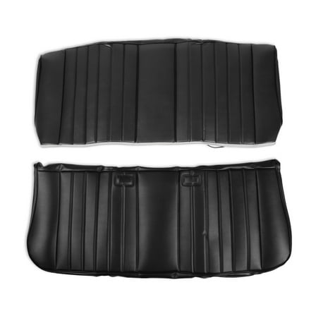 Brothers Trucks 05-305 Seat Upholstery Standard Pleat Vinyl - Black
