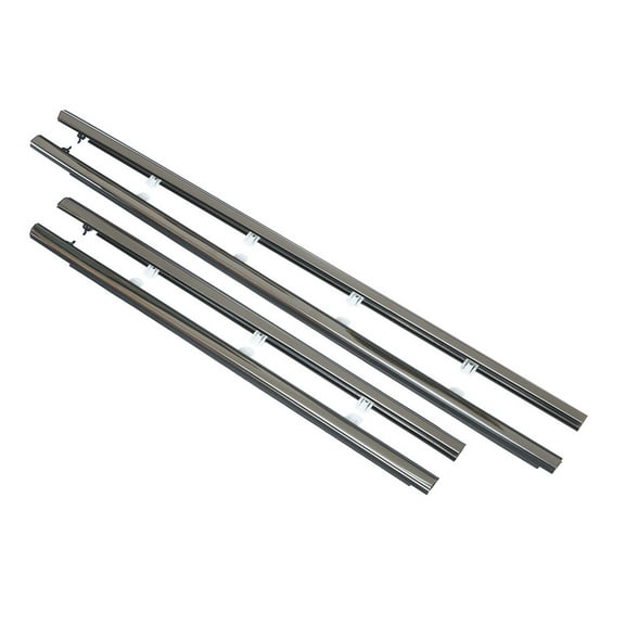 SEBLAFF 4PCS Car Weatherstrip Window Moulding Trim Seal Belt Replacement for 2009-2014 TSX Sedan Chrome