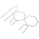 thumbnail image 5 of Enrejado de metal para plantas trepadoras (paquete de 3) Soporte de hierro forjado para plantas de bonsái, 5 of 5