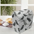 thumbnail image 3 of Birds Stand Mixer Cover, Silhouette of Damask Patterned Northern Mockingbirds on Fluctuating Leaves, Kitchen Appliance Organizer Bag Cover with Pockets, 5 Quarts, Grey Black White, by Ambesonne, 3 of 4
