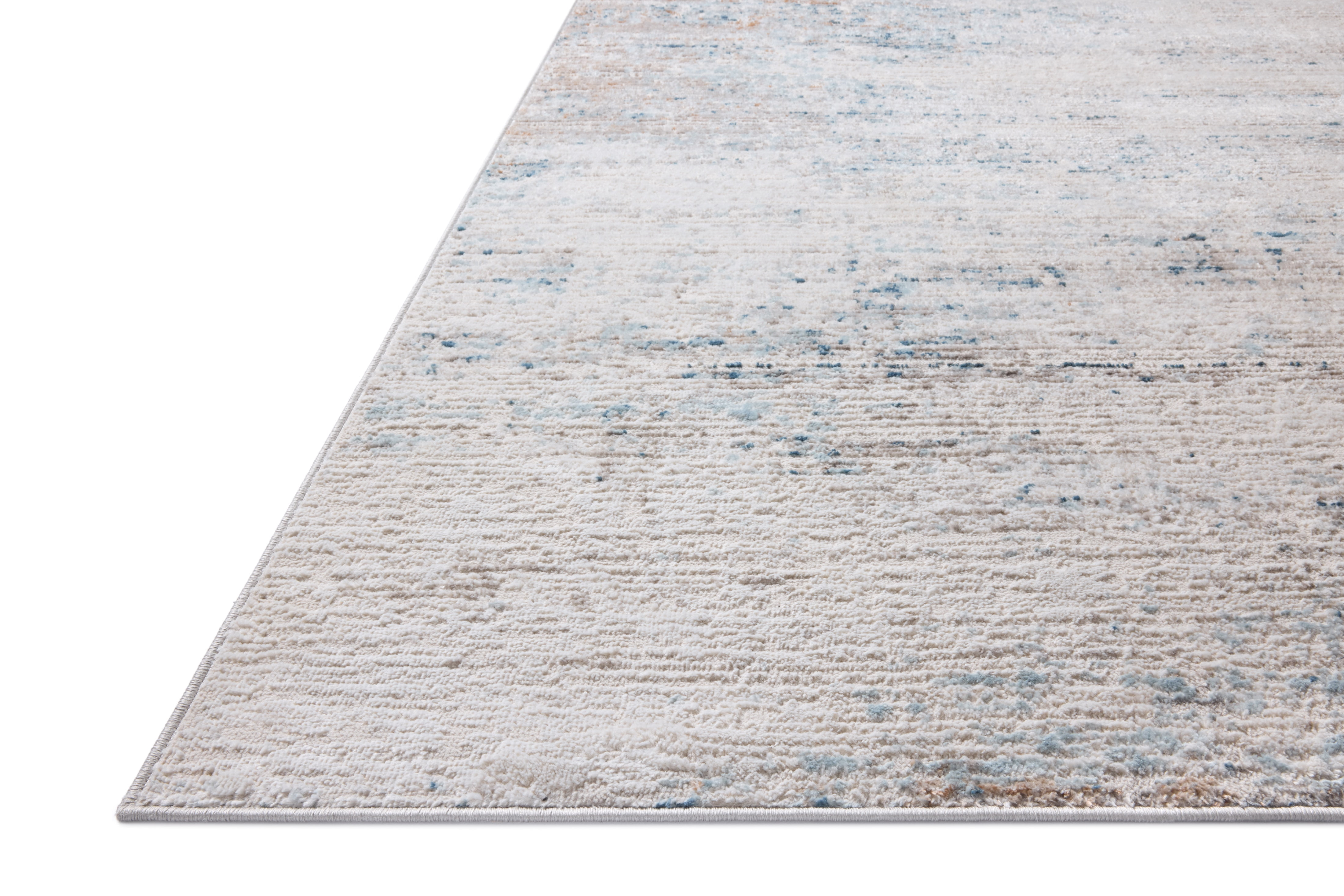 Loloi Townes Ivory / Sky 2'-7" x 7'-6" Runner Rug