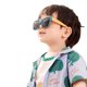 thumbnail image 2 of Gafas de sol con montura cuadrada para niños y niñas, lentes de sol plegables con protección UV 400 para exteriores, 2 of 5