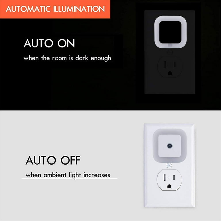 Peduu LED Night Light with Dusk to Dawn Sensor, 6-Pack photo 3