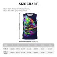 thumbnail image 4 of Rocae Howling Wolf for Men's Basketball Jersey Lightweight and Breathable Athletic Tank Top,Quick-Drying Sports Jersey Small, 4 of 9