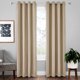 thumbnail image 2 of Cortinas opacas con diseño sofisticado y de bajo consumo energético, con ojales en la parte superior, cortinas aislantes y que oscurecen la habitación, ojales plateados de 1,6 pulgadas, 2 paneles en, 2 of 5