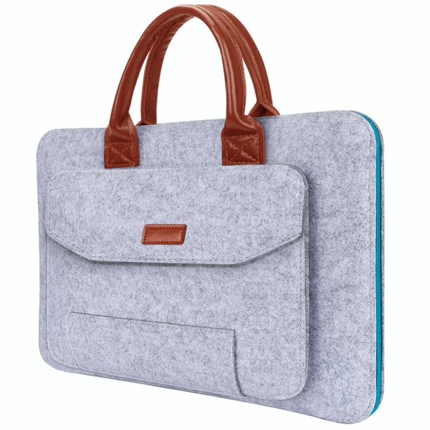 Funda de fieltro ultraligera para ordenador portátil, maletín con asa de 11,6/13,3/15,6 pulgadas, para Notebook, tableta, IPAD, bolsillo frontal, para Macbook Fivean unisex