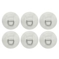 thumbnail image 1 of Almohadilla De En D de acero inoxidable 6 Piezas PVC Para Bote Inflable Balsa kusrkot Anillo en D, 1 of 8