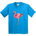 thumbnail image 3 of Inktastic Pink Flamingo Youth T-Shirt, 3 of 5
