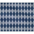 thumbnail image 4 of oneOone Cotton Flex Navy Blue Fabric Argyle Check Craft Projects Decor Fabric Printed By The Yard 40 Inch Wide, 4 of 4