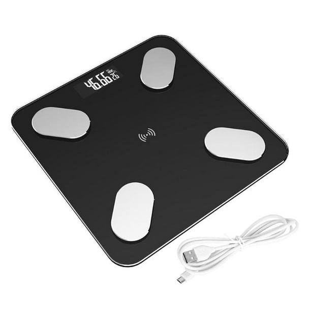 Smart Body Fat Scale With Bluetooth App - Digital Bathroom Scale With 13 Body Composition Metrics & LED Display