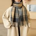 thumbnail image 4 of Winter Scarf, Warm Scarfs, Cold Weather Accessories, Fringe Scarves, 4 of 5