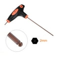 thumbnail image 3 of Uxcell 2mm Ball End Hex T-Handle Wrench Spanner, Metric S2 Steel, 3 of 5