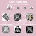 thumbnail image 6 of Soft Dog Cone for Small Dogs & Cats, After Surgery Dog Recovery Collar, Prevents Licking, Pink(M), 6 of 6