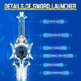 thumbnail image 4 of [ Metal Battle Top Infinity Nado Gale Wings con Lanzador de Espada LED ], 4 of 7