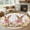 Gray, variant on Rectangle Area Rugs 2 x 3 Ft, Easter Bunny Eggs Non-Slip Residential Carpet, Spring Tulips Rustic Rabbits Grey Plaid Indoor Crawling Mats Runner Rugs for Living Room/Dining Room/Bedroom