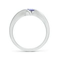 thumbnail image 2 of Angara Natural 0.5 Ct. Tanzanite Solitaire Ring in Sterling Silver for Women (Ring Size: 12), 2 of 9