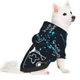 thumbnail image 2 of Fotbe Joystick Gamepad Sudadera con Estampado para Perros Pequeños – Suéter con Capucha para Mascotas, Tela Suave de Forro Polar con Bolsillo-Large, 2 of 7