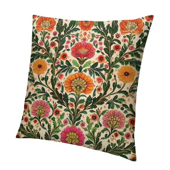 BCIIG Floral pillowcases, floral print pillowcases, country farmhouse sofa bed pillowcases, home décor, rustic room décor 12x12in