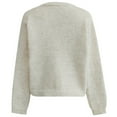 thumbnail image 4 of Sweaters for Women Trendy Fall Winter Knit Cardigan Long Sleeve Open Front Womens Tops,Beige,L, 4 of 5