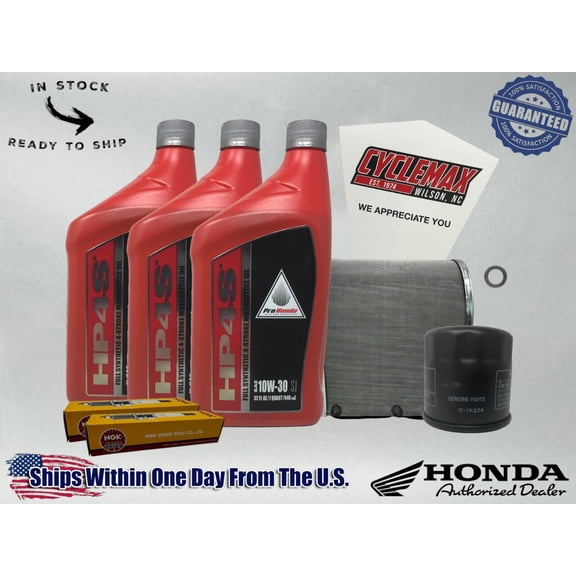 Cyclemax Full Synthetic HP4s Tune-Up Kit compatible with 2019-2025 Honda CB500X