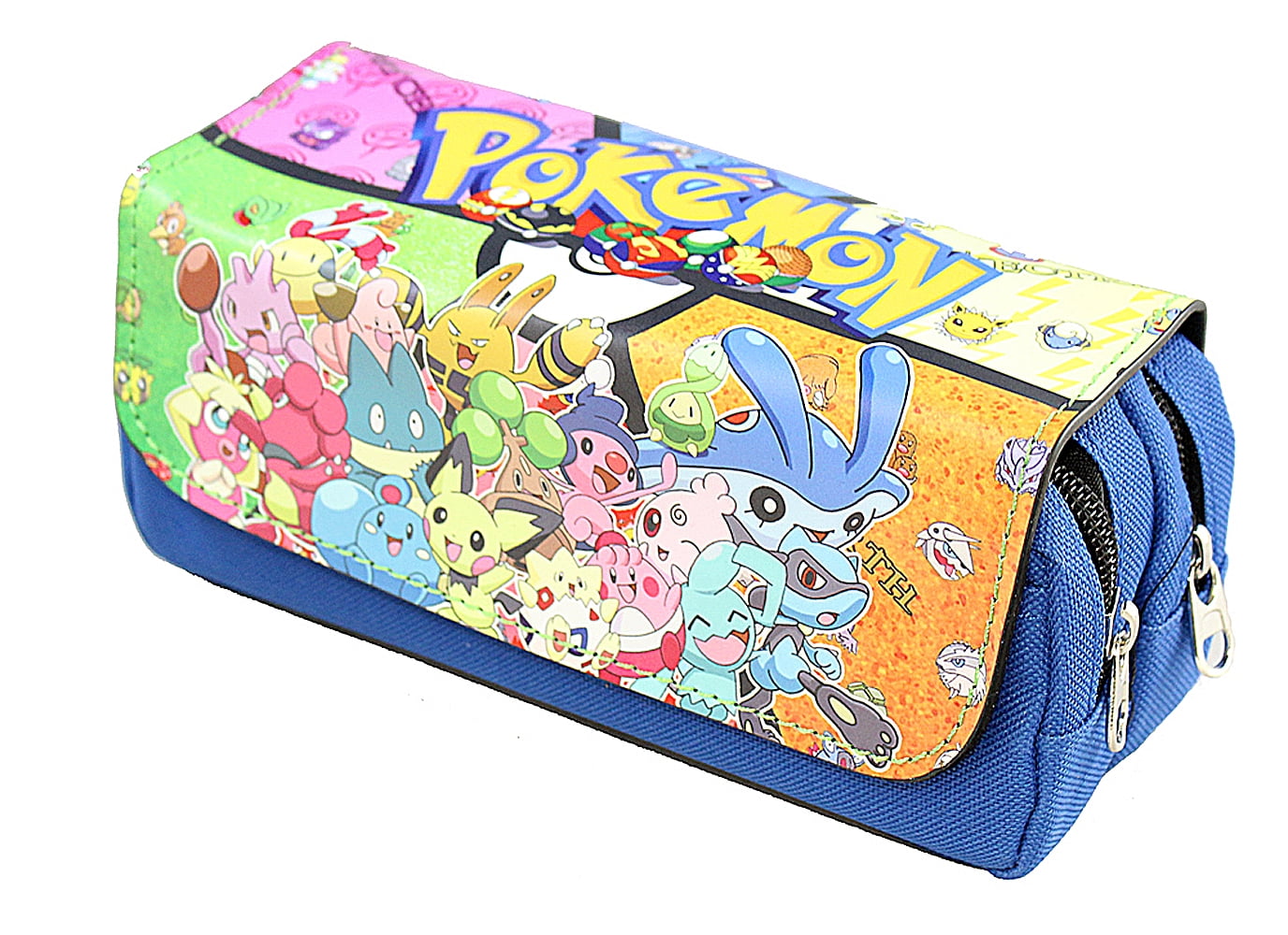 Pokemon Pencil Holder Assorted Character Blue