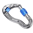 thumbnail image 2 of Mosquetón de escalada en roca Kusrkot bloqueo resistente Azul, 2 of 8