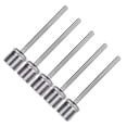 thumbnail image 1 of Advancent de bomba de inflado de 5 piezas, adaptador de válvulas de aire profesional resistente al desgaste de acero inoxidable, pines de bomba, Ciclismo plata 5 piezas Advancent OD2756-00B, 1 of 6