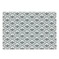 thumbnail image 1 of Damask Cutting Board, Traditional Complex Chained Double Face Damask Lines Internal Pattern Illustration, Decorative Tempered Glass Cutting and Serving Board, Large Size, Brown White, by Ambesonne, 1 of 1
