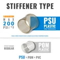 thumbnail image 2 of SUNGATOR Acoplamiento de 1/2 pulgada Empuje Pex Accesorios 1/2 pulgada 1/2 "" Acoplamiento recto Sin plomo Latón Empuje para conectar Accesorios para tubería Pex Cobre CPVC con 1 clip de desconexión P, 2 of 8