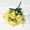 D, variant on Simulated Flower, Painting Rose, for Home Decor Indoor Fake Bouquet Faux Floral Arrangements Dining Table Centerpieces for Kitchen Party Decor Champagne