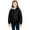 Black, variant on Girls Quilted Winter Coat Sherpa Fleece Lined Warm Hooded Puffy Jacket with Pocket Thicken Outerwear 3-12Y (11 Years, Red)
