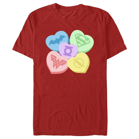 Boy's Wonder Woman 1984 Candy Hearts Graphic Tee Red X Large