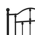 thumbnail image 4 of vidaXL Metal Headboard Black 135 cm, 4 of 4