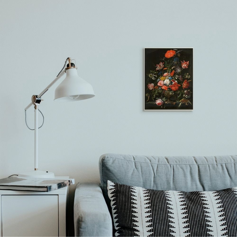 Stupell Industries Regal Bouquet Elegant Floral Insect Butterfly Details Graphic Art Unframed Art Print Wall Art, 10x15, by Ziwei Li